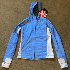 Light Blue Wind Stopper Soft Shell Transition Jacket